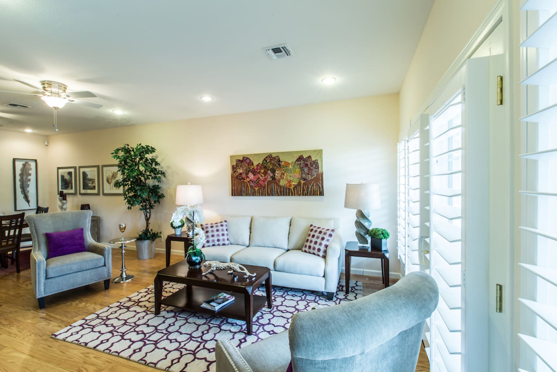 Living room in an apartment